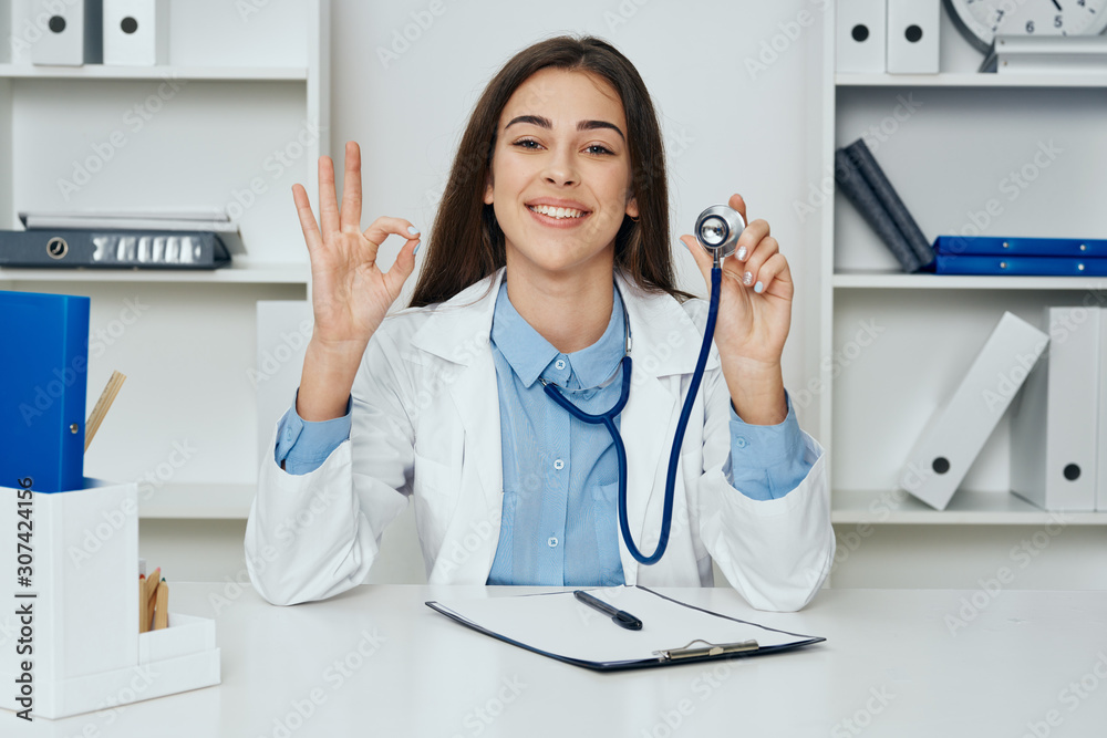 portrait of a female doctor portrait of a female doctor