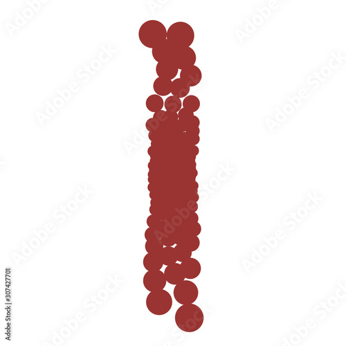 circle doodle font - I