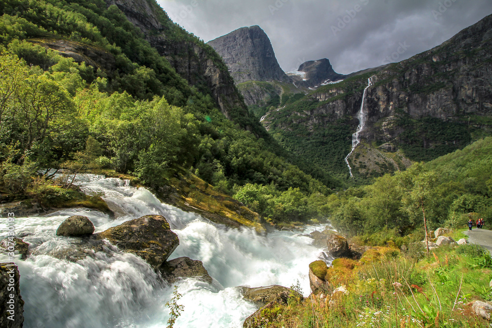a wild river among green mountains a wild river among green mountains