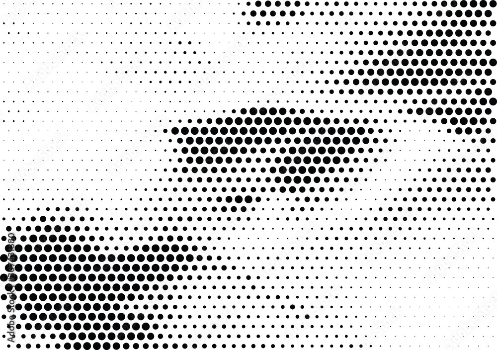 Abstract halftone dotted background. Futuristic grunge pattern, dot, circles.  Vector modern optical pop art texture for posters, sites, business cards, cover, labels mockup, vintage stickers layout