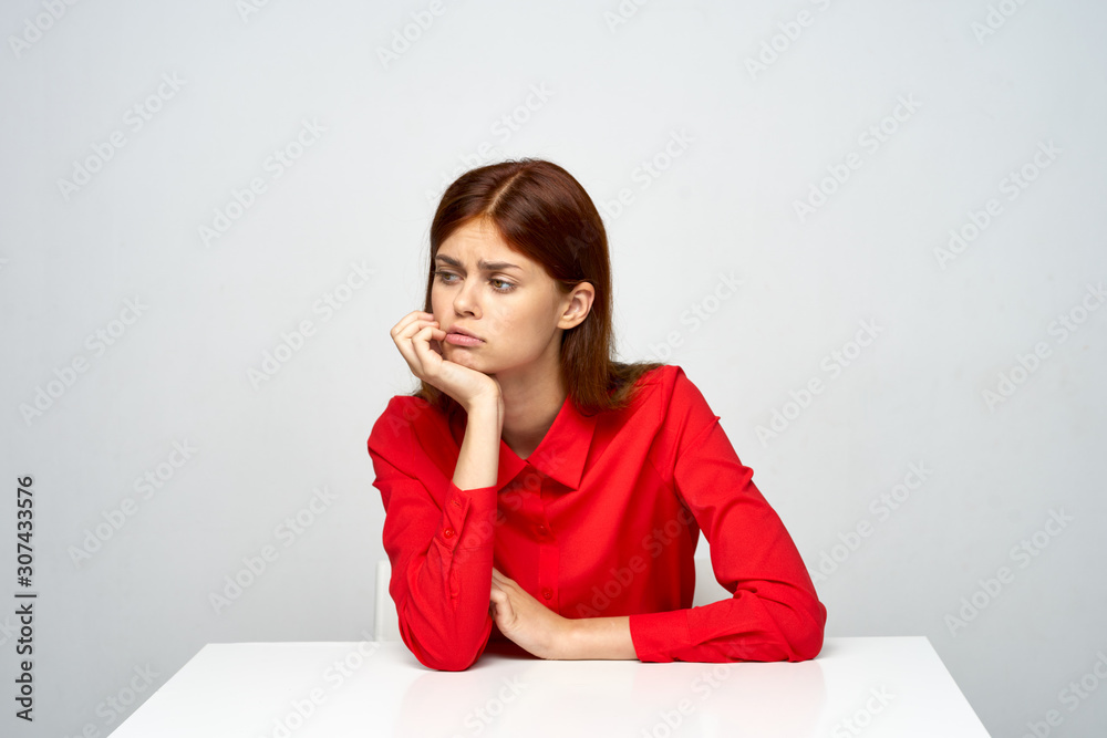 portrait of young woman sitting on floor with laptop portrait of young woman sitting on floor with laptop