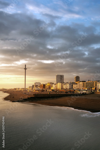pastel sunset in Brighton,UK