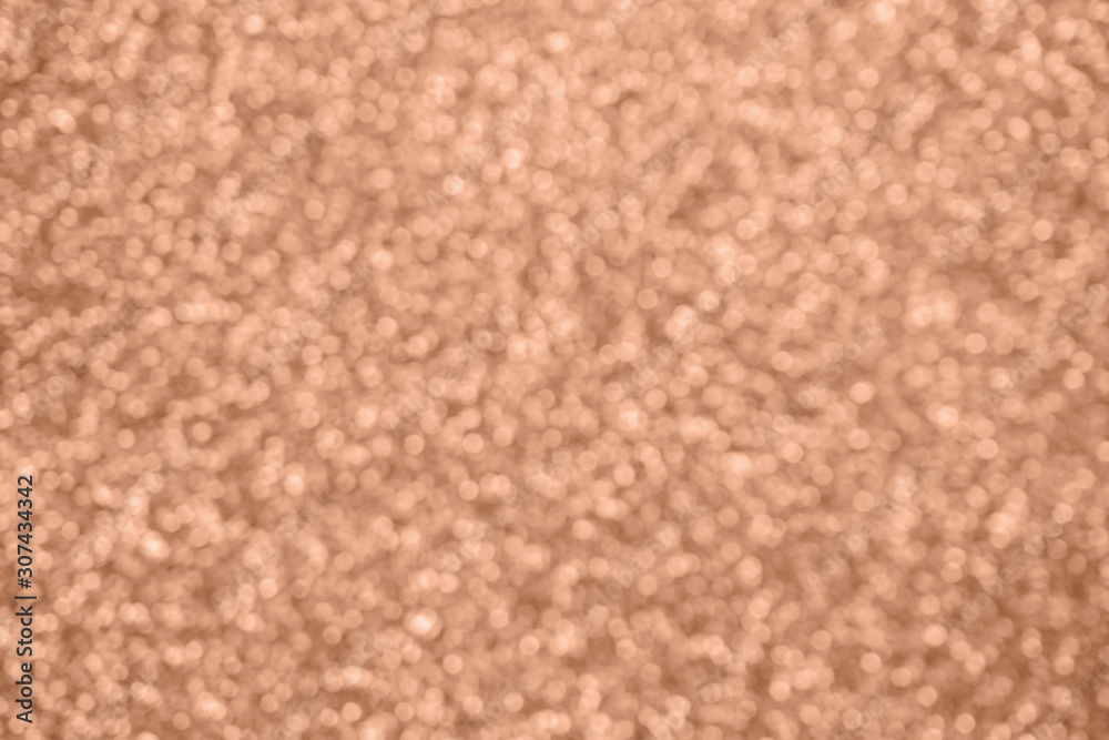 Fototapeta premium Abstract blur rose gold glitter sparkle defocused bokeh light background