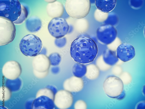 Hyaluronic acid droplets, Skin care and anti-age treatment