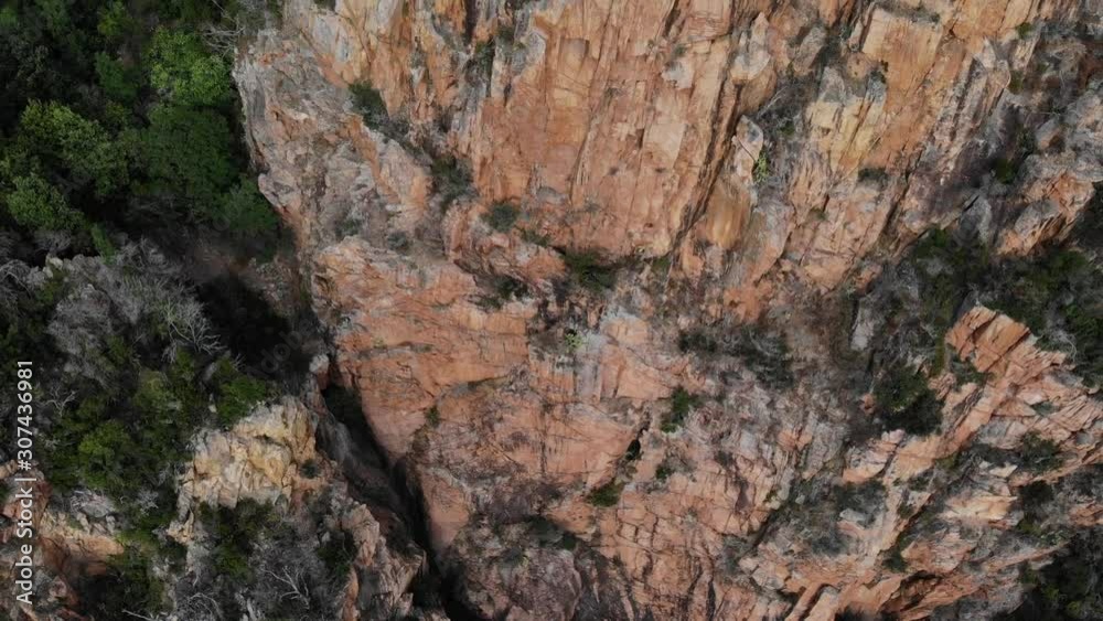 This is cliff on island Corsica in France. This is cliff on island Corsica in France.