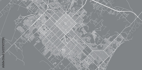 Urban vector city map of Resistencia  Argentina