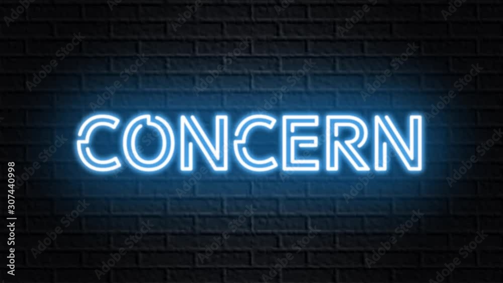 blue neon video animation concern blue neon video animation concern