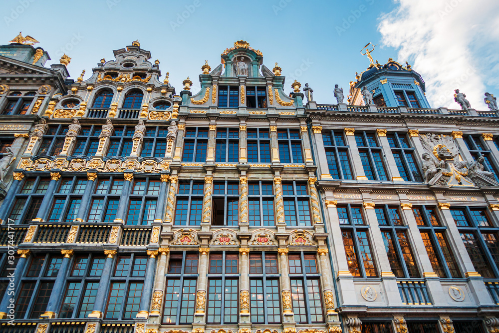Fototapeta premium BRUSSELS, BELGIUM - August 27, 2017: Grand Square in Brussels city