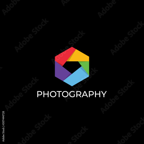 Free Download Photography Logo Design Vector Template. Minimalist, Simple, Modern, Camera, Lens, Focus. - GFXLoad
