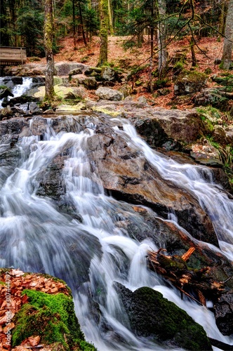 Chute d eau en pose longue