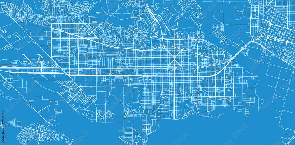 Urban vector city map of neuquen, Argentina Urban vector city map of neuquen, Argentina