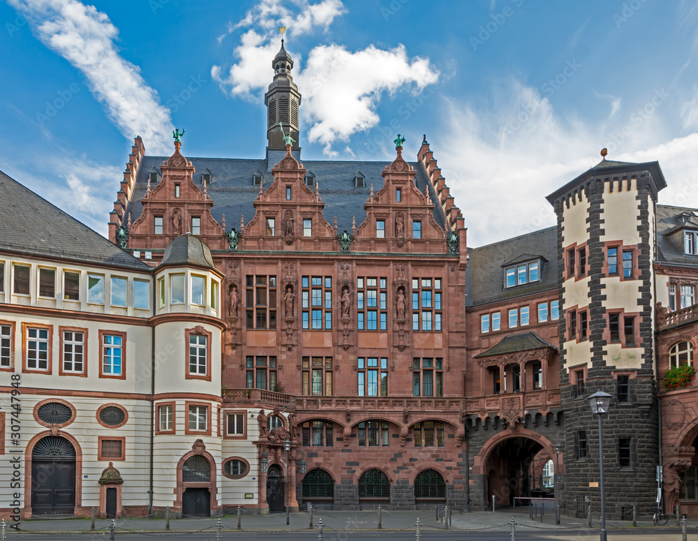 Historic old town hall of Frankfurt