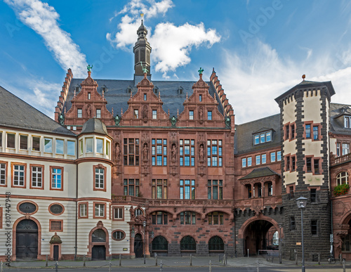 Historic old town hall of Frankfurt