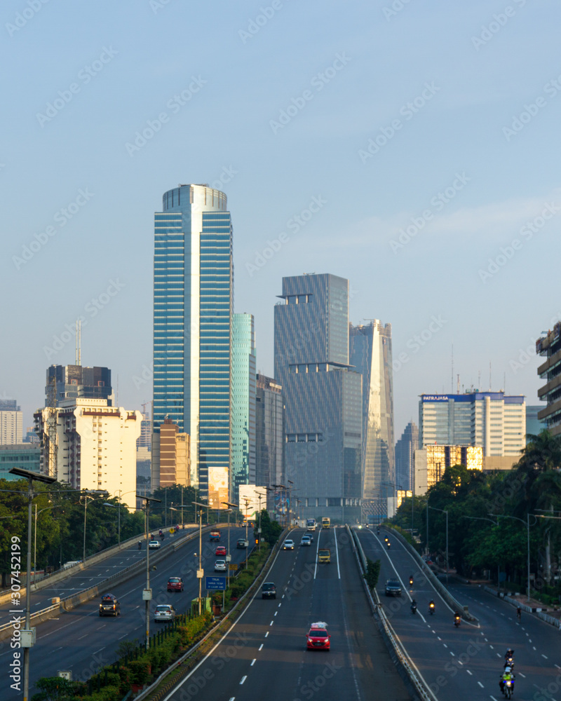 Fototapeta premium traffic in the city 