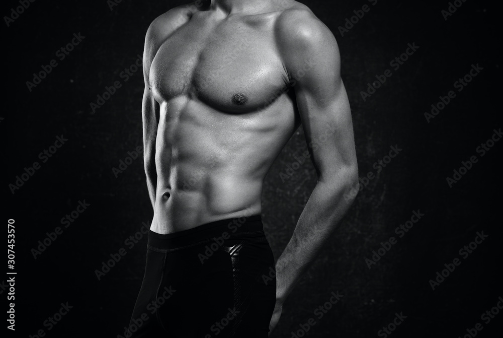 portrait of muscular man portrait of muscular man