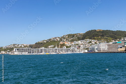 Wasserfront von Wellington in Neuseeland auf der Nordinsel