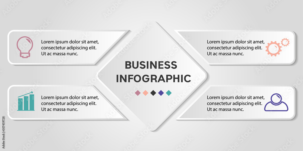 Business infographic template. Business infographic template.