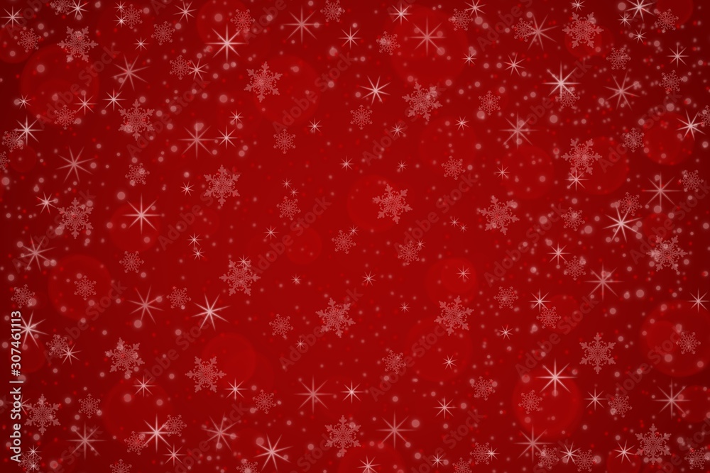 Red christmas background with snowflakes Red christmas background with snowflakes