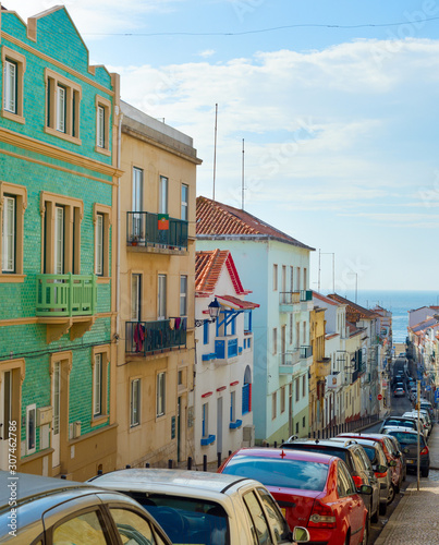 street Nazare Old Town Port...