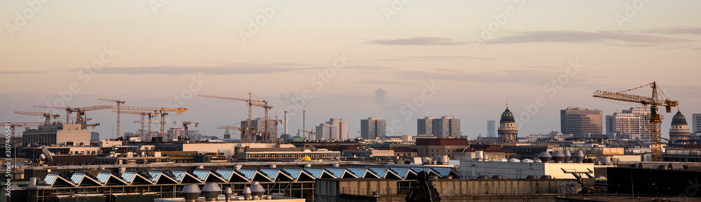 Industrial skyline, Berlin, Germany