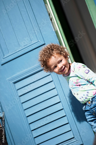 Smiling girl photo