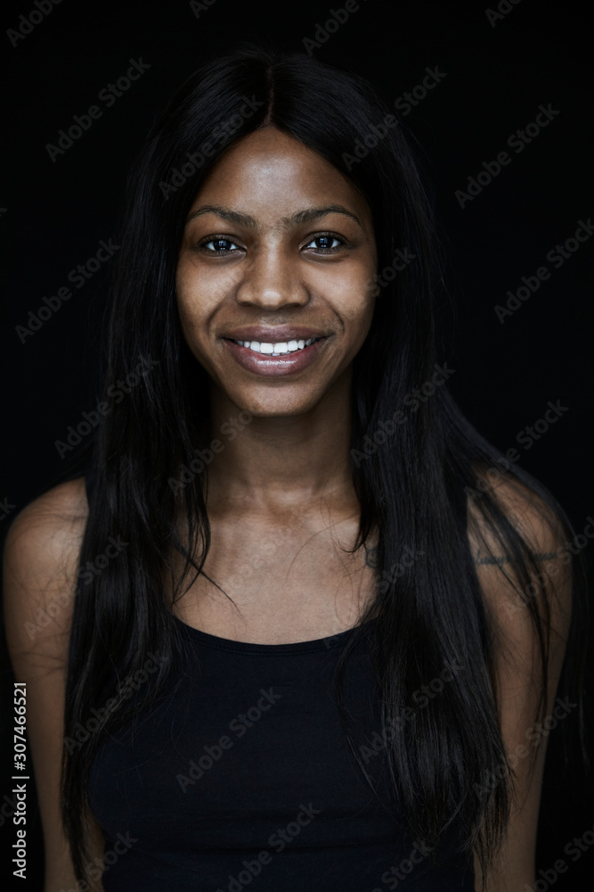 Portrait of smiling woman Portrait of smiling woman