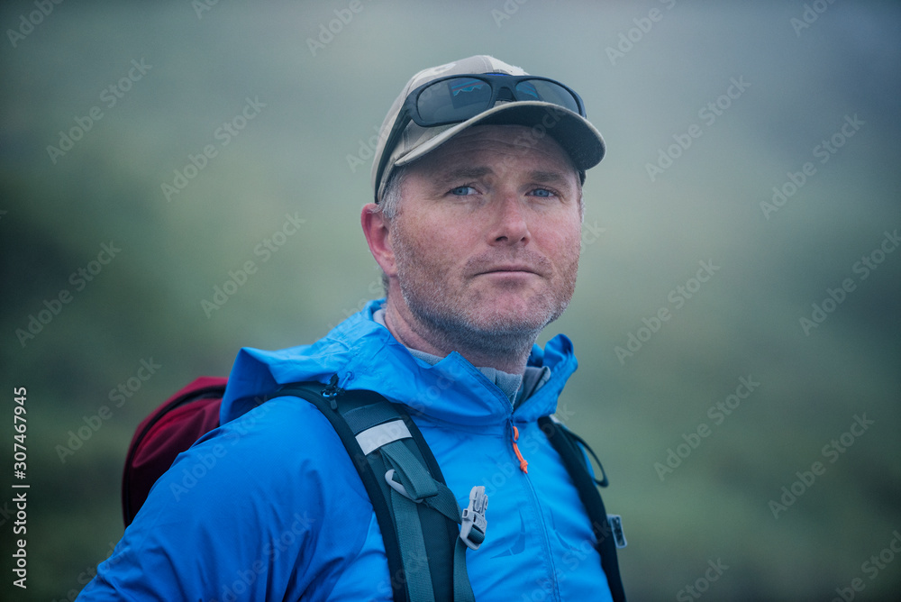 Portrait of hiker Portrait of hiker