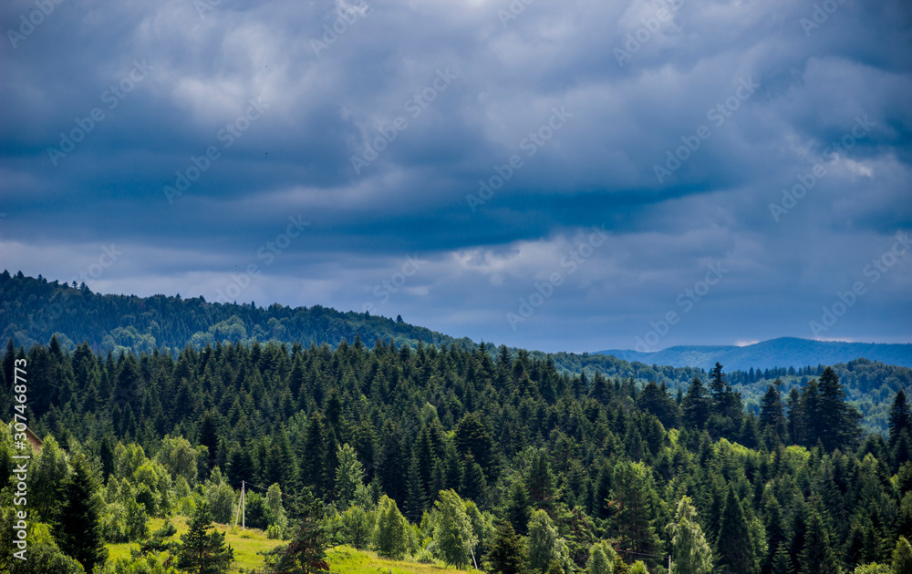 Carpathian mountains landscape Carpathian mountains landscape
