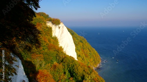 Ruegen Kreidekueste im Herbst Koenigsstuhl photo