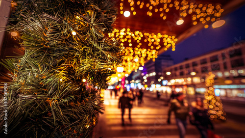 Canvas Print Sweden - Stockholm Christmas and new year
