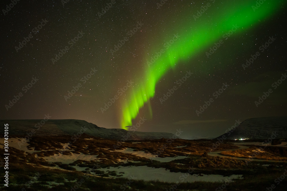 Amazing Aurora Borealis in Iceland