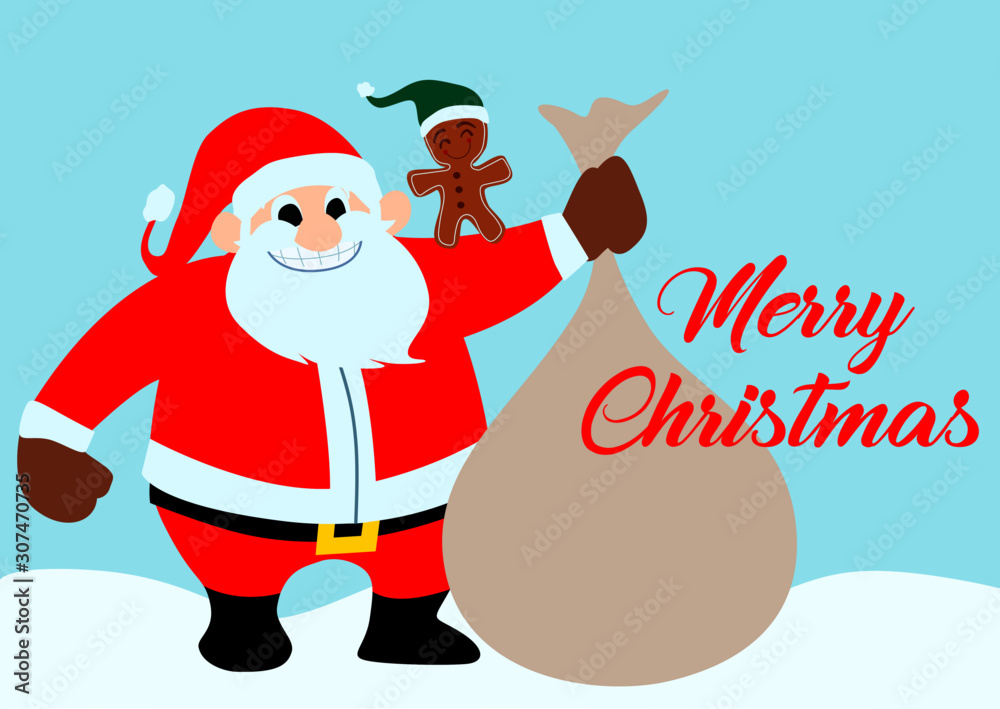 Fotografie santa claus en navidad