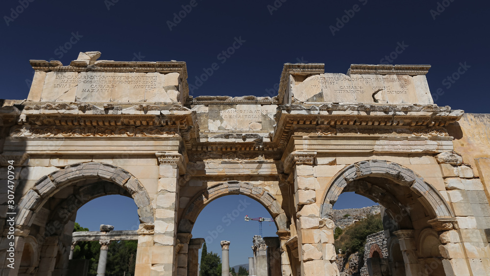 Library of Celsus in Ephesus, Izmir City, Turkey
