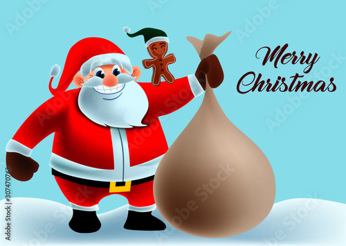 santa claus en navidad