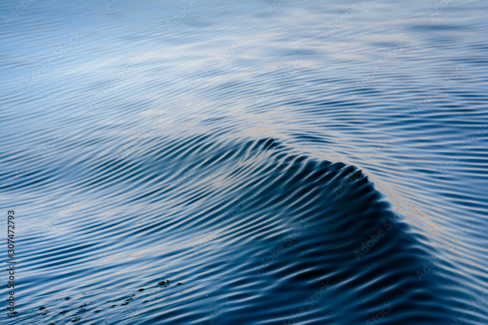 Blue waves at Lake Titicaca, Peru