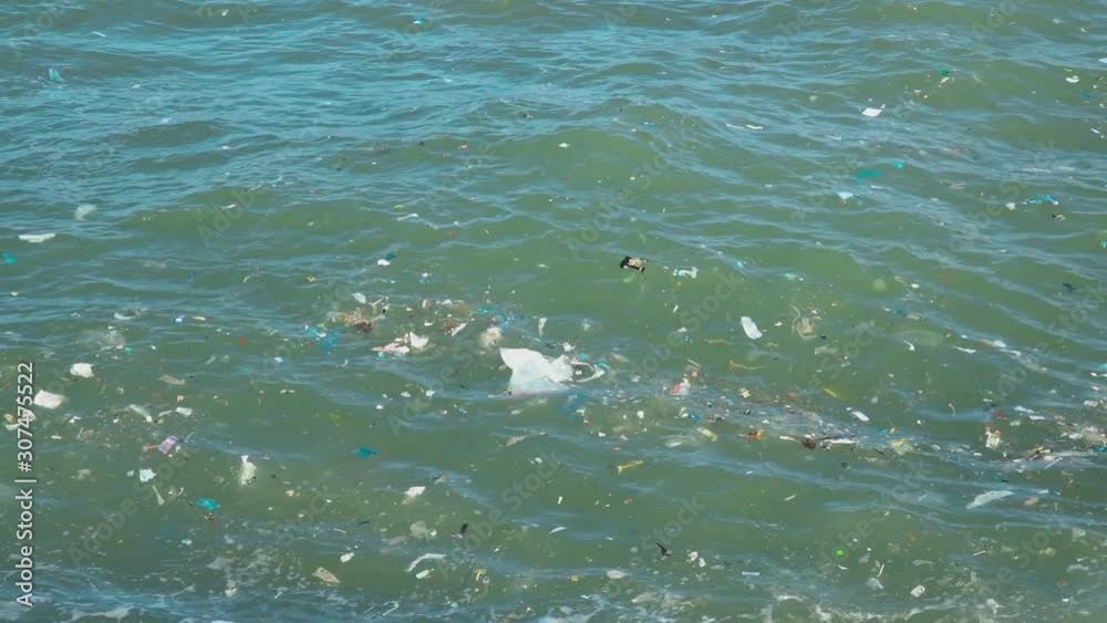 Sea Pollution -Trash, plastic, garbage, bottle... environmental pollution on the beach Sea Pollution -Trash, plastic, garbage, bottle... environmental pollution on the beach