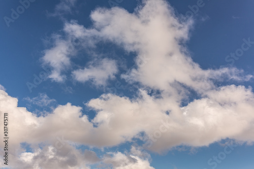 blue sky with clouds