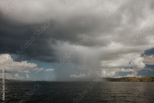 Heading into the storm