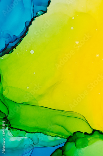 Abstract background made with alcohol ink