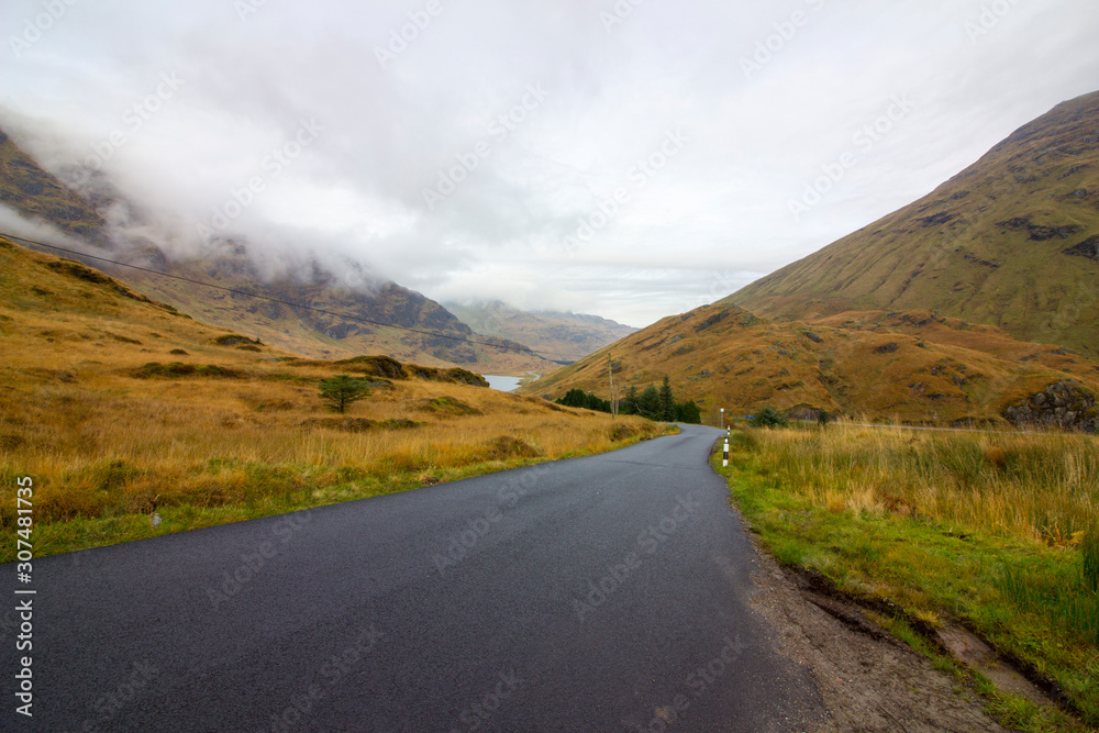 Fototapeta premium Road Trip, Highlands Scotland