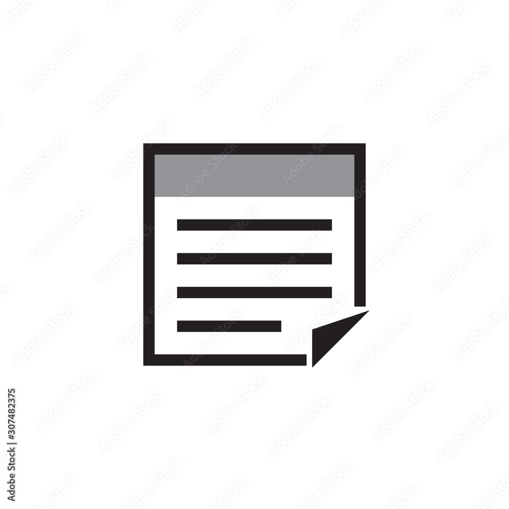 Document icon vector isolated on background. Trendy file symbol. Pixel perfect. illustration EPS 10. - Vector. Document icon vector isolated on background. Trendy file symbol. Pixel perfect. illustration EPS 10. - Vector.