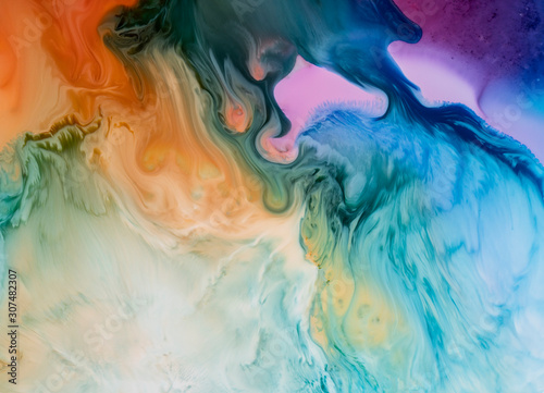 Liquid color waves background