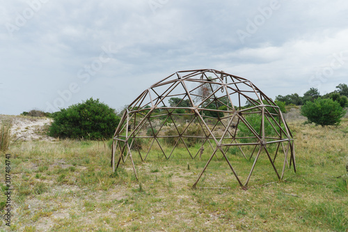 Geodesic Dome Outdoors. photo