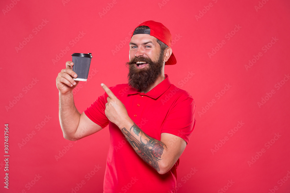 you should try this. hipster barista red cap. barista job. coffee shop offer. take away drink. be active whole day. bearded man drink morning coffee. brutal and stylish barista. energy concept you should try this. hipster barista red cap. barista job. coffee shop offer. take away drink. be active whole day. bearded man drink morning coffee. brutal and stylish barista. energy concept