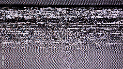 TV Static Noise Glitch Effect