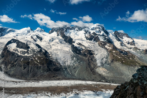 A view on Breithorn, Castor from Gornergratt photo