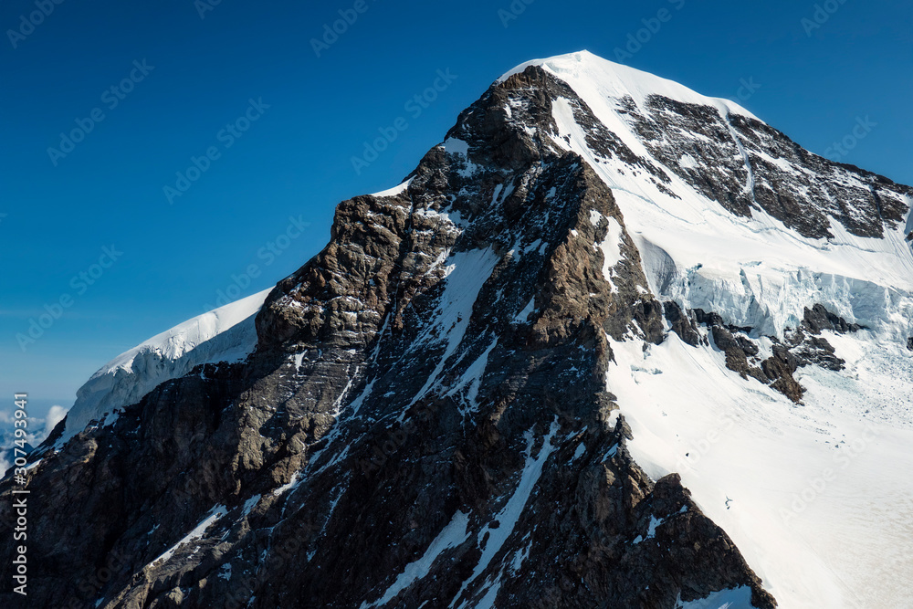 Mountain Monch in Switzerland from Yungfraujoch