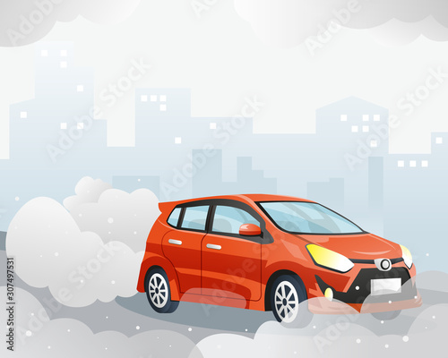 Car air pollution