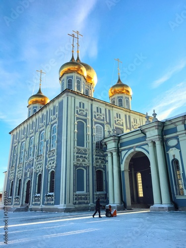 Russian historical Orthodox Church in town