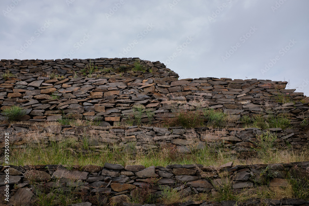 Zona arqueologica de Tzintzunzan en Michoacan.